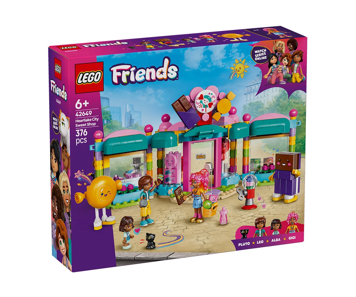 Детски комплект за игра LEGO® Friends 42649 - Сладкарница Хартлейк Сити Конструктор ЛЕГО Friends 42649