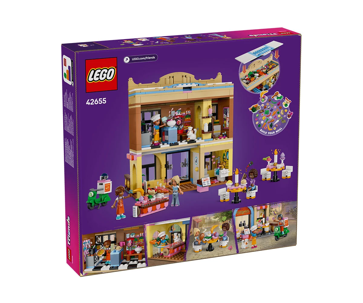Детски комплект за игра LEGO® Friends 42655 - Ресторант и кулинарно училище thumb 2 Конструктор ЛЕГО Friends 42655 thumb 2