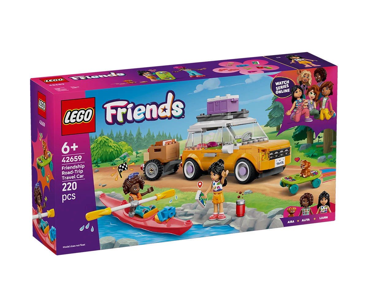 Детски комплект за игра LEGO® Friends 42659 - Кола за приятелско пътешествие LEGO® Friends 42659 - Friendship Road-Trip Travel Car