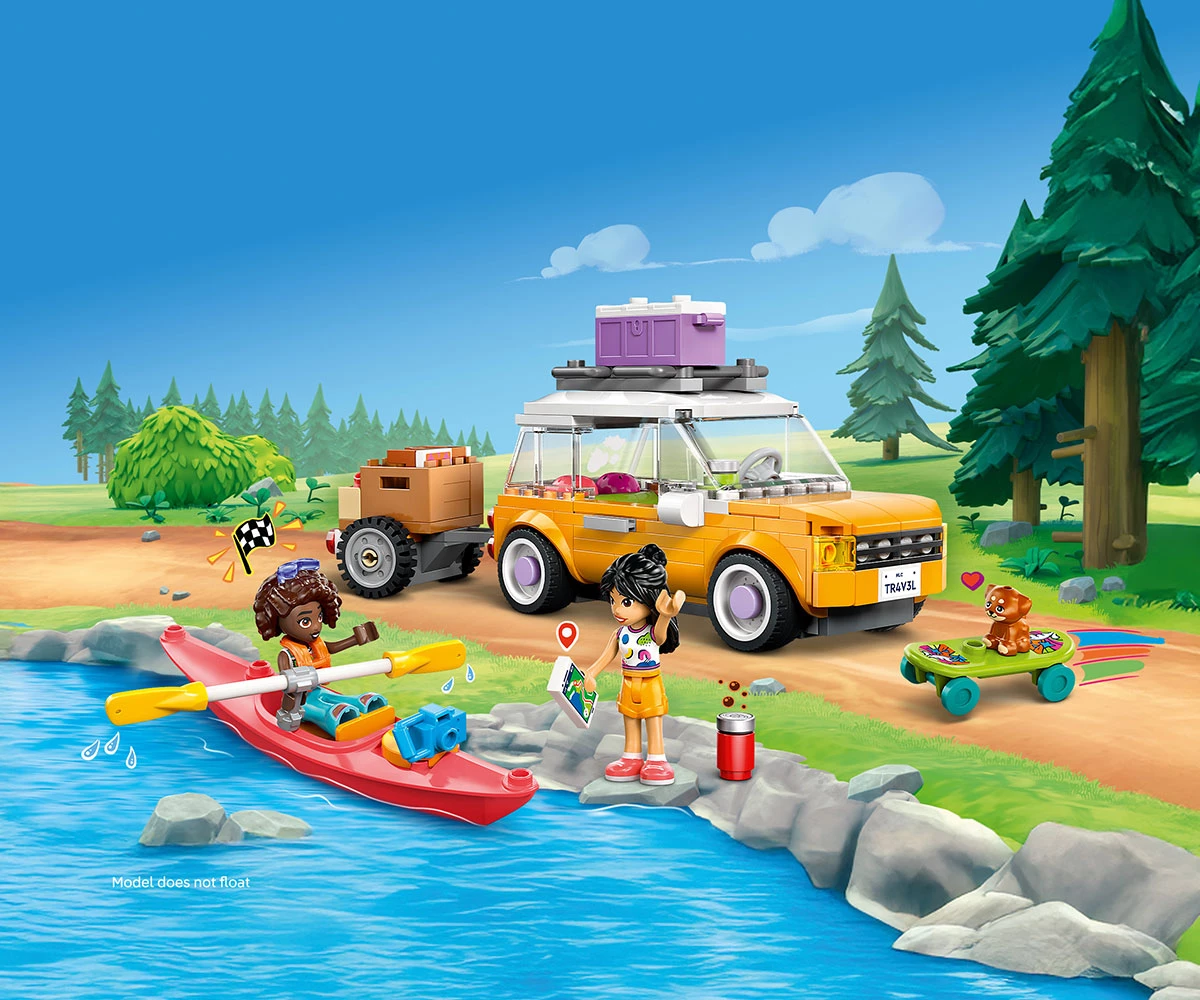 Детски комплект за игра LEGO® Friends 42659 - Кола за приятелско пътешествие thumb 10 LEGO® Friends 42659 - Friendship Road-Trip Travel Car thumb 10