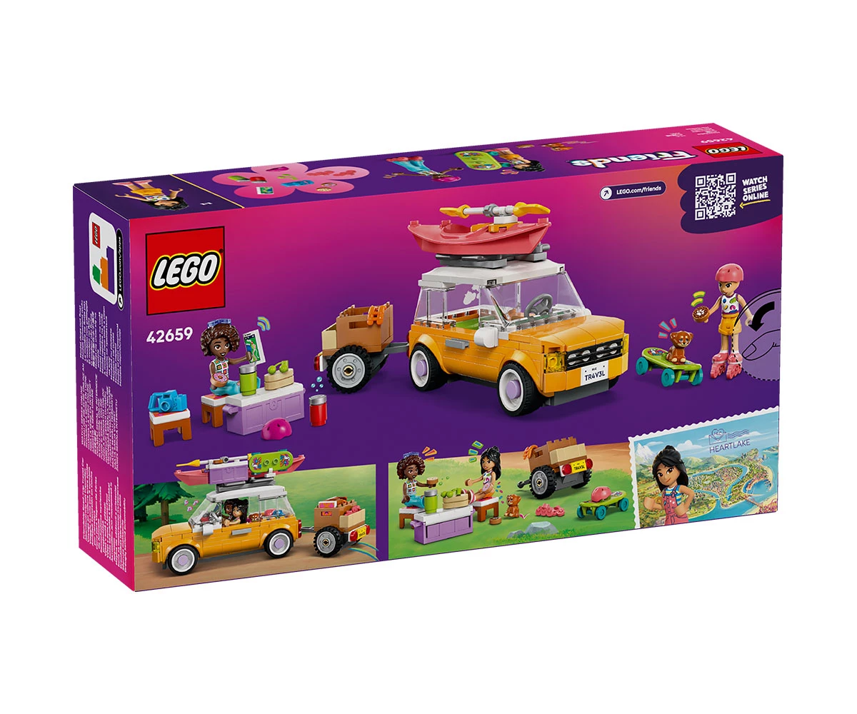 Детски комплект за игра LEGO® Friends 42659 - Кола за приятелско пътешествие thumb 2 LEGO® Friends 42659 - Friendship Road-Trip Travel Car thumb 2