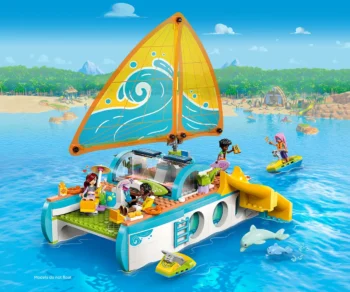 Детски комплект за игра LEGO® Friends 42664 – Приключение с лодка