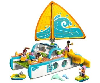 Детски комплект за игра LEGO® Friends 42664 – Приключение с лодка