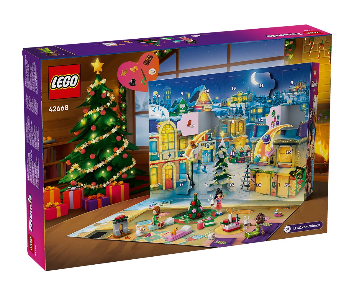 Детски комплект за игра LEGO® Friends 42668 - Коледен календар 2025 г. thumb 2 LEGO® Friends 42668 - Advent Calendar 2025 thumb 2