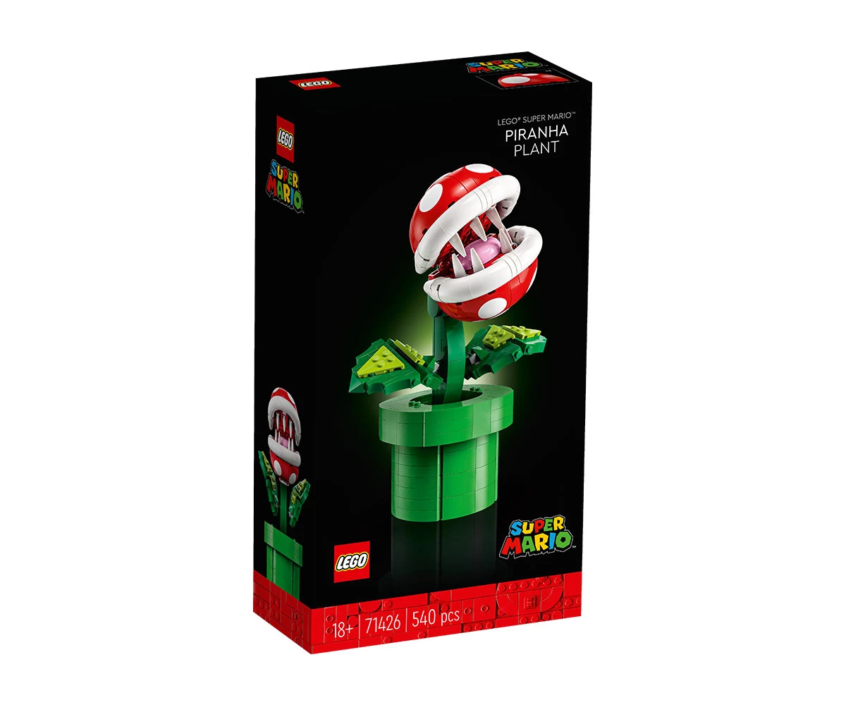 Детски комплект за игра LEGO® Super Mario™ 71426 - Растение Пираня Конструктор ЛЕГО Super Mario 71426