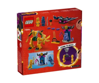 Детски комплект за игра LEGO® NINJAGO® 71804 – Битка с робота на Арин