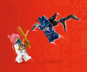 Детски комплект за игра LEGO® NINJAGO® 71807 – Елементният технически робот на Сора