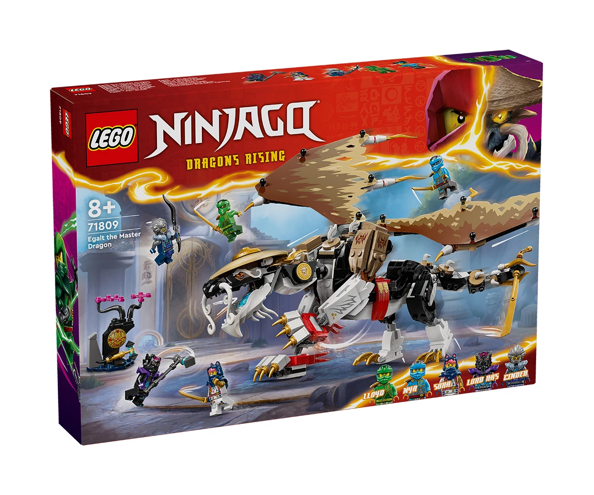 Детски комплект за игра LEGO® NINJAGO® 71809 - Драконът Егалт Конструктор ЛЕГО NINJAGO 71809