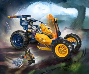 Детски комплект за игра конструктор LEGO® NINJAGO® 71811 – Нинджа офроуд бъгито на Арин