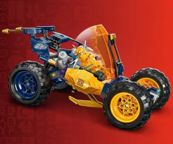 Детски комплект за игра конструктор LEGO® NINJAGO® 71811 – Нинджа офроуд бъгито на Арин