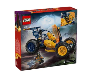 Детски комплект за игра конструктор LEGO® NINJAGO® 71811 – Нинджа офроуд бъгито на Арин