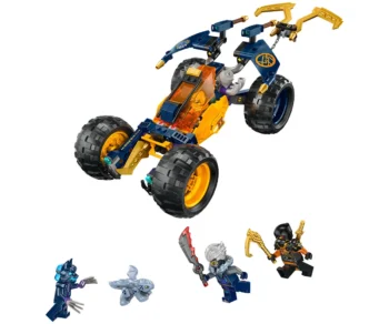Детски комплект за игра конструктор LEGO® NINJAGO® 71811 – Нинджа офроуд бъгито на Арин