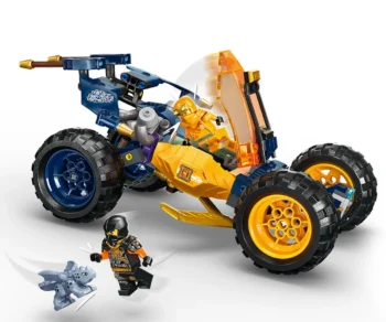 Детски комплект за игра конструктор LEGO® NINJAGO® 71811 – Нинджа офроуд бъгито на Арин