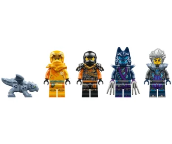 Детски комплект за игра конструктор LEGO® NINJAGO® 71811 – Нинджа офроуд бъгито на Арин