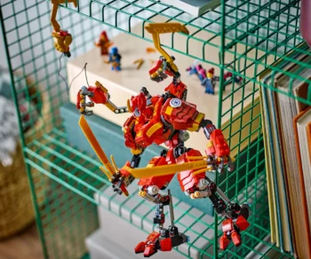 Детски комплект за игра конструктор LEGO® NINJAGO® 71812 – Нинджа робот катерач на Кай