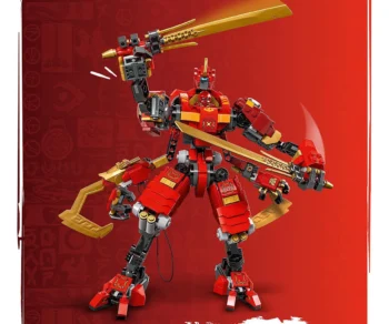 Детски комплект за игра конструктор LEGO® NINJAGO® 71812 – Нинджа робот катерач на Кай