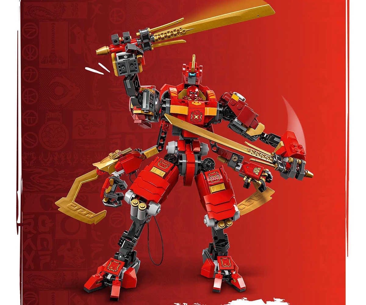 Детски комплект за игра конструктор LEGO® NINJAGO® 71812 - Нинджа робот катерач на Кай thumb 12 Конструктор ЛЕГО NINJAGO 71812 thumb 12