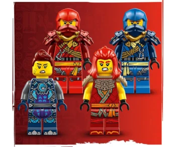 Детски комплект за игра конструктор LEGO® NINJAGO® 71812 – Нинджа робот катерач на Кай