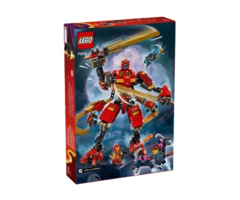 Детски комплект за игра конструктор LEGO® NINJAGO® 71812 – Нинджа робот катерач на Кай