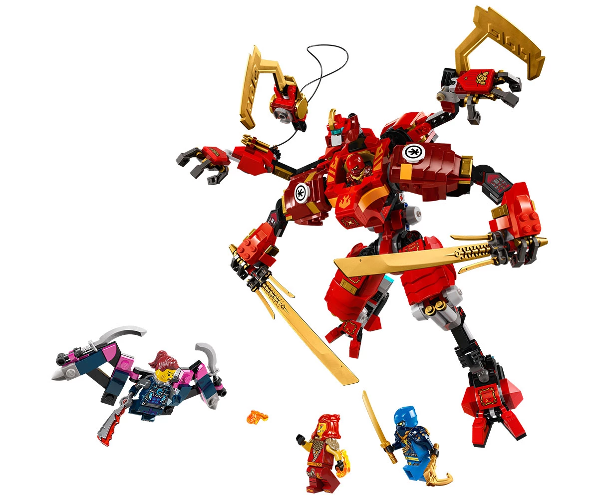 Детски комплект за игра конструктор LEGO® NINJAGO® 71812 - Нинджа робот катерач на Кай thumb 3 Конструктор ЛЕГО NINJAGO 71812 thumb 3