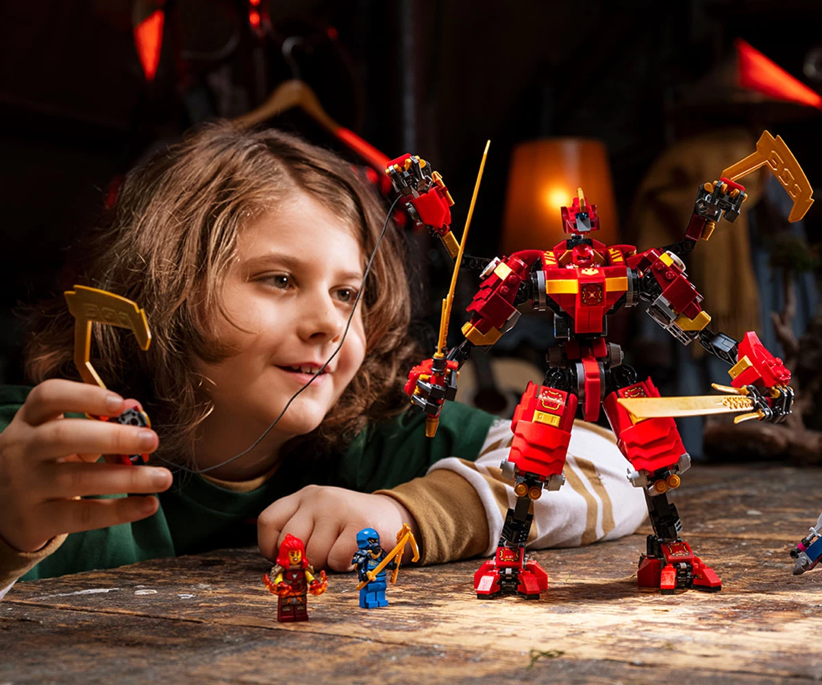 Детски комплект за игра конструктор LEGO® NINJAGO® 71812 - Нинджа робот катерач на Кай thumb 9 Конструктор ЛЕГО NINJAGO 71812 thumb 9