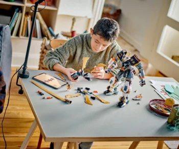 Детски комплект за игра LEGO® NINJAGO™ 71821 – Драконовият робот титан на Коул