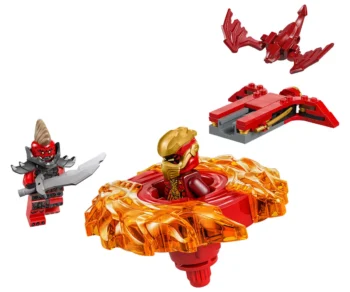 Детски комплект за игра LEGO® NINJAGO™ 71823 – Спинер на Кай за драконово спинджицу