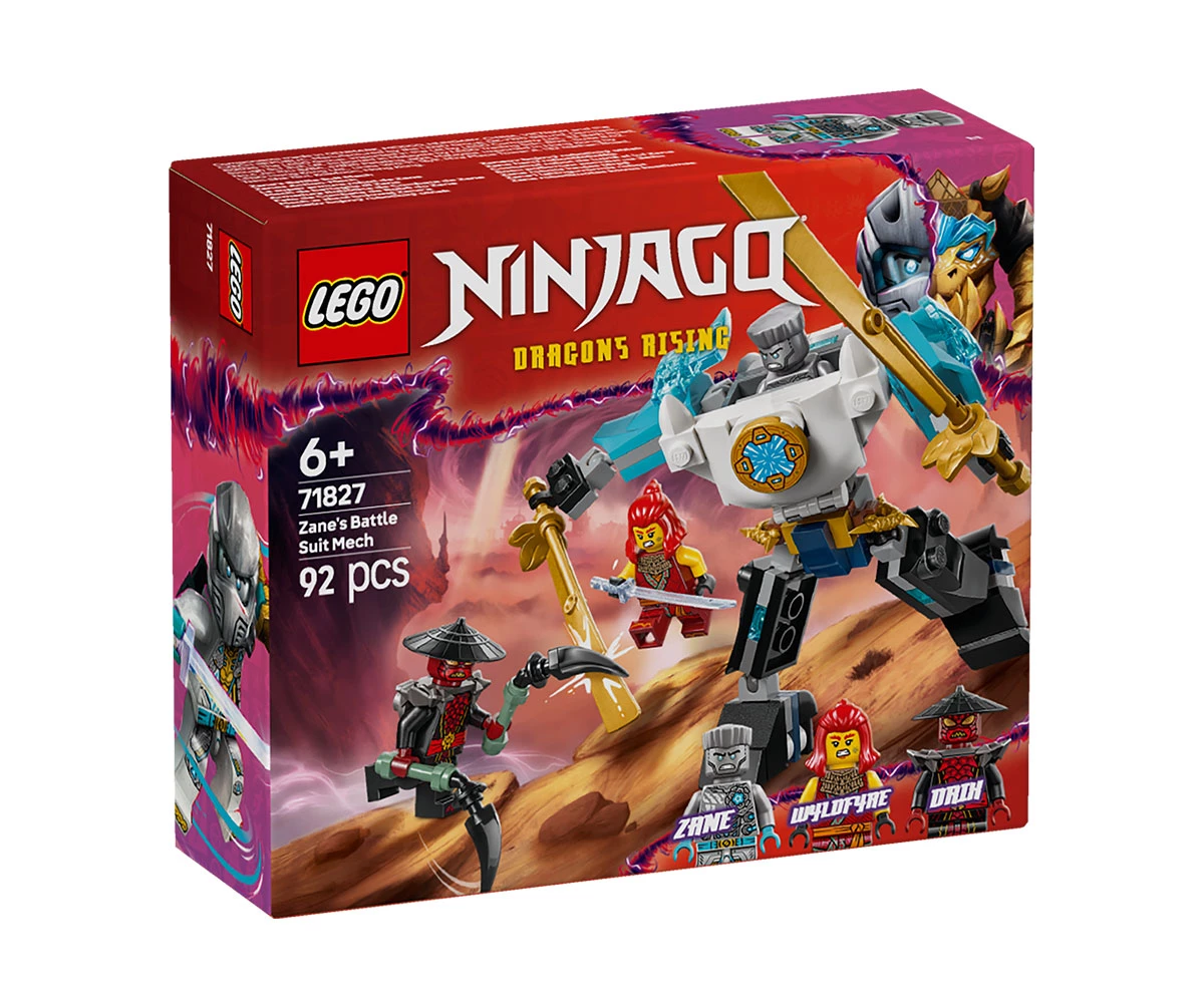 Детски комплект за игра LEGO® NINJAGO™ 71827 - Боен роботски костюм на Зейн Конструктор ЛЕГО NINJAGO 71827