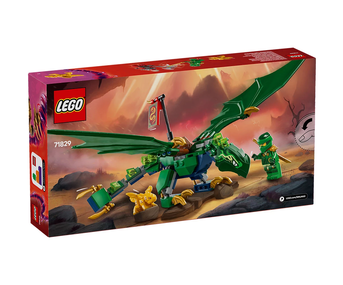 Детски комплект за игра LEGO® NINJAGO™ 71829 - Зелен горски дракон на Лойд thumb 2 Конструктор ЛЕГО NINJAGO 71829 thumb 2