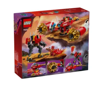 Детски комплект за игра LEGO® NINJAGO™ 71830 – Робот буреносен ездач на Кай