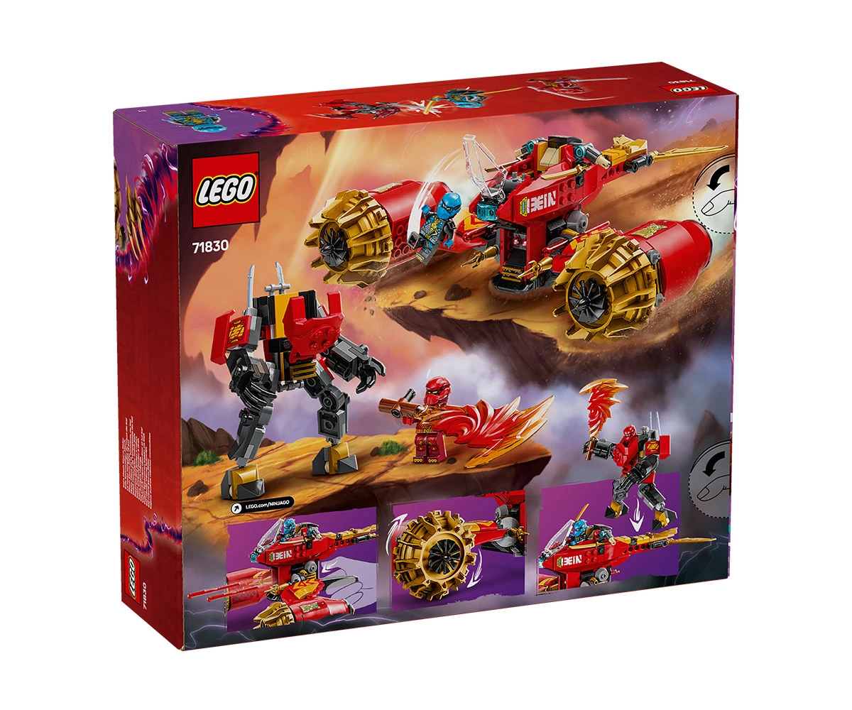 Детски комплект за игра LEGO® NINJAGO™ 71830 - Робот буреносен ездач на Кай thumb 2 Конструктор ЛЕГО NINJAGO 71830 thumb 2