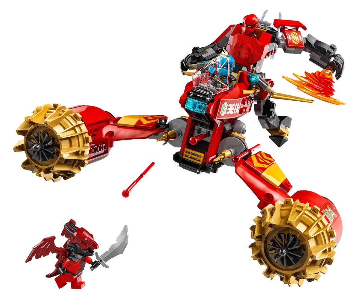 Детски комплект за игра LEGO® NINJAGO™ 71830 - Робот буреносен ездач на Кай thumb 3 Конструктор ЛЕГО NINJAGO 71830 thumb 3