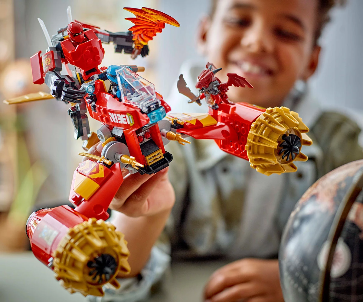 Детски комплект за игра LEGO® NINJAGO™ 71830 - Робот буреносен ездач на Кай thumb 5 Конструктор ЛЕГО NINJAGO 71830 thumb 5