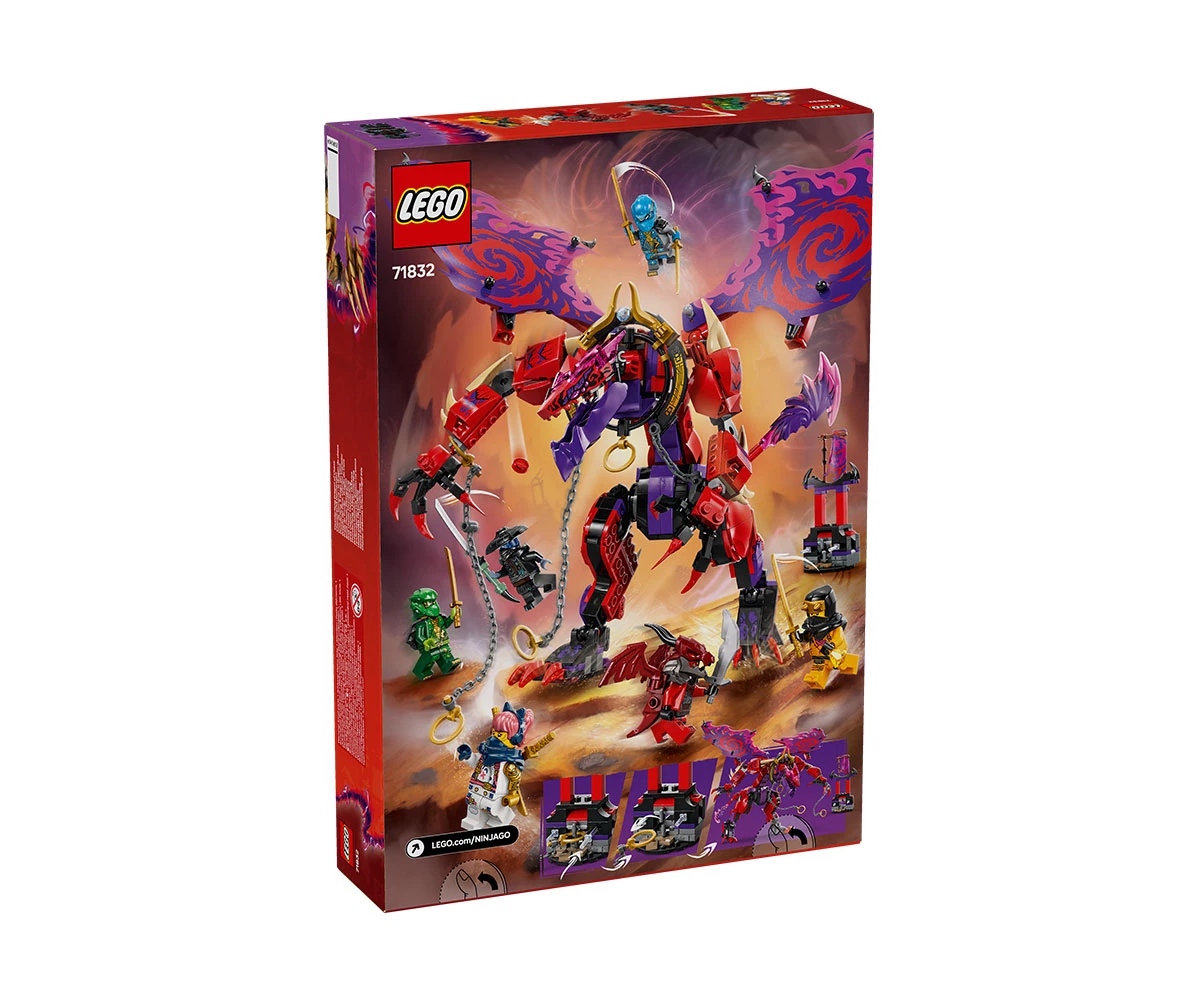 Детски комплект за игра LEGO® NINJAGO® 71832 - Гръмотевичен зъб, Дракон на хаоса thumb 2 Конструктор ЛЕГО NINJAGO 71832 thumb 2