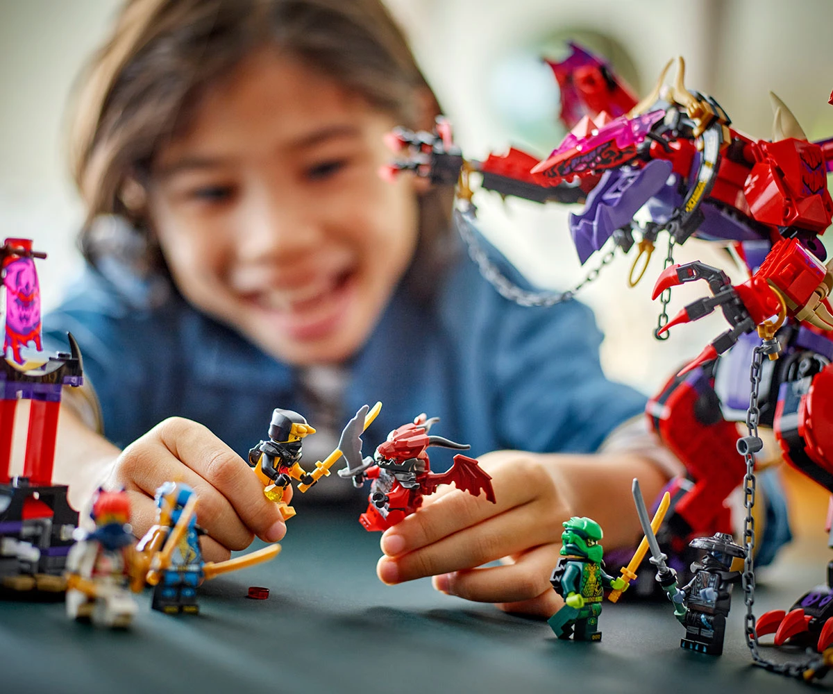 Детски комплект за игра LEGO® NINJAGO® 71832 - Гръмотевичен зъб, Дракон на хаоса thumb 6 Конструктор ЛЕГО NINJAGO 71832 thumb 6