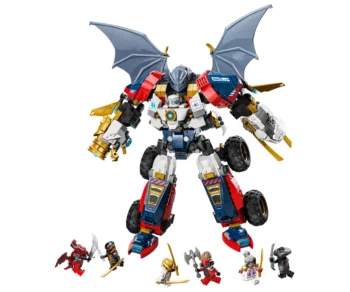 Детски комплект за игра LEGO® NINJAGO™ 71834 – Робот-ултракомбинатор на Зейн
