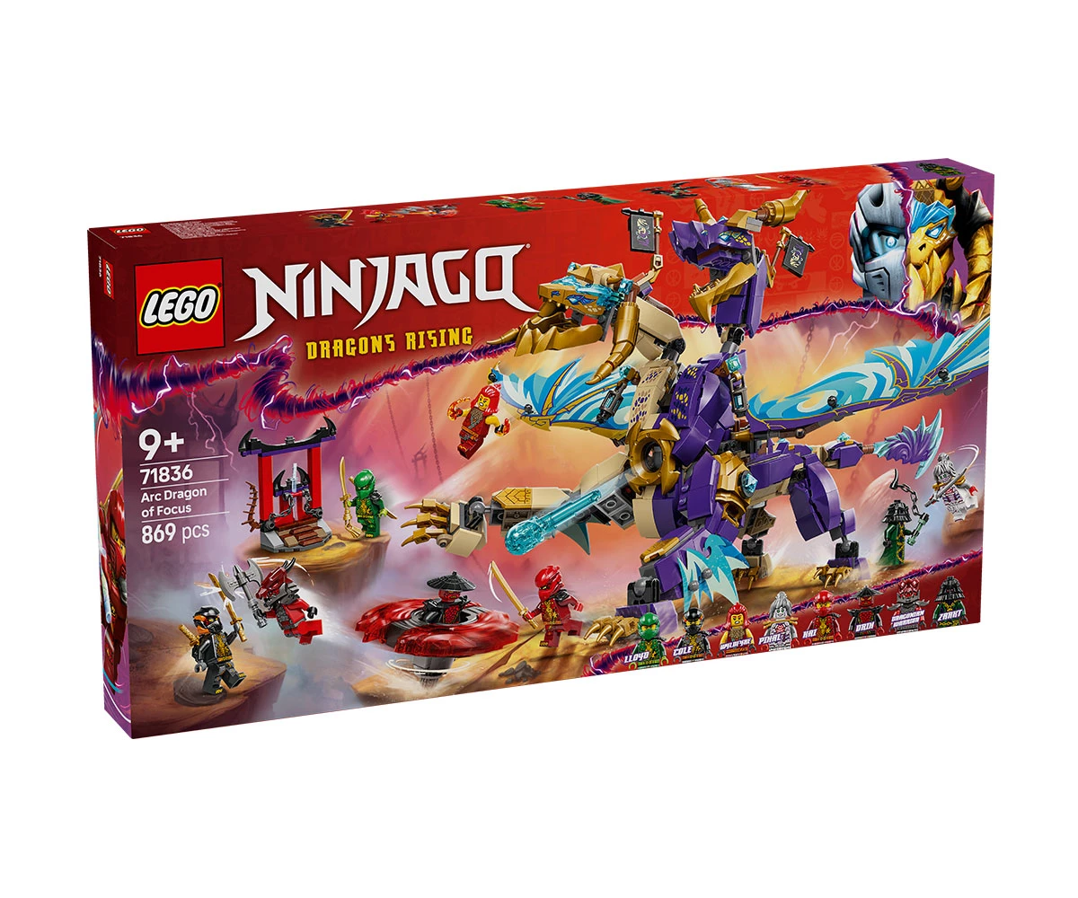 Детски комплект за игра LEGO® NINJAGO 71836 - Арк, Дракон на концентрацията Конструктор ЛЕГО NINJAGO 71836