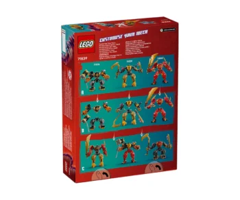 Детски комплект за игра LEGO® NINJAGO® 71839 – Боен спинджицу робот на Арин