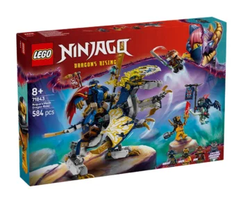 Детски комплект за игра LEGO® NINJAGO® 71843 – Робот драконов ездач на Разбойник