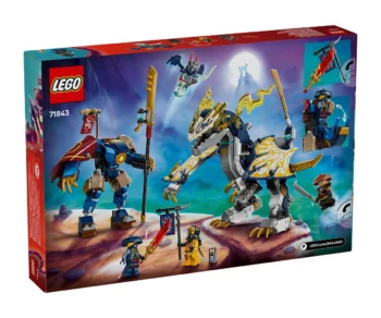 Детски комплект за игра LEGO® NINJAGO® 71843 – Робот драконов ездач на Разбойник