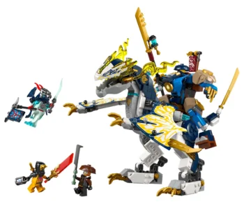 Детски комплект за игра LEGO® NINJAGO® 71843 – Робот драконов ездач на Разбойник