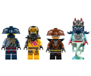 Детски комплект за игра LEGO® NINJAGO® 71843 – Робот драконов ездач на Разбойник