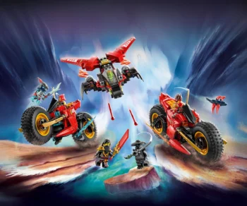Детски комплект за игра LEGO® NINJAGO® 71844 – Бойно превозно средство на нинджите