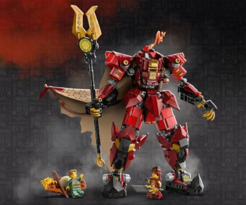 Детски комплект за игра LEGO® NINJAGO® 71846 – Огненият рицар-робот