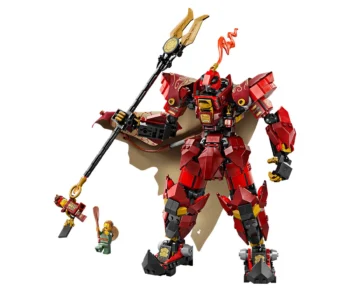 Детски комплект за игра LEGO® NINJAGO® 71846 – Огненият рицар-робот