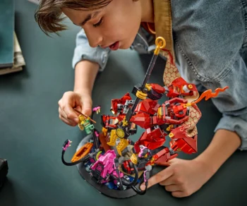 Детски комплект за игра LEGO® NINJAGO® 71846 – Огненият рицар-робот