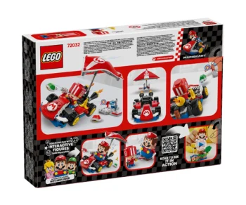 Детски комплект за игра LEGO® Super Mario™ 72032 – Mario Kart™ – Standard Kart