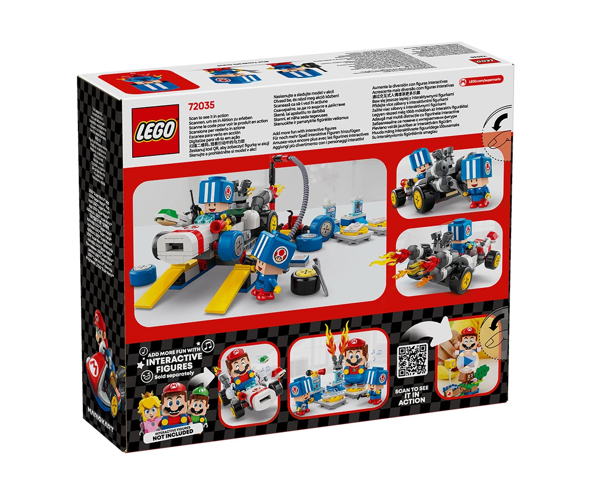 Детски комплект за игра LEGO® Super Mario™ 72035 - Mario Kart™ - Гаражът на Toad thumb 2 Конструктор ЛЕГО Super Mario 72035 thumb 2
