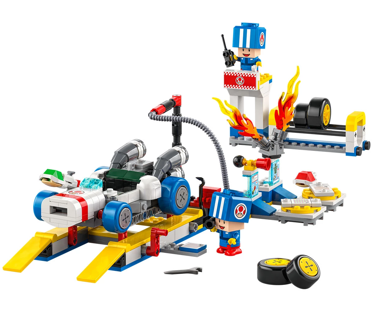 Детски комплект за игра LEGO® Super Mario™ 72035 - Mario Kart™ - Гаражът на Toad thumb 3 Конструктор ЛЕГО Super Mario 72035 thumb 3
