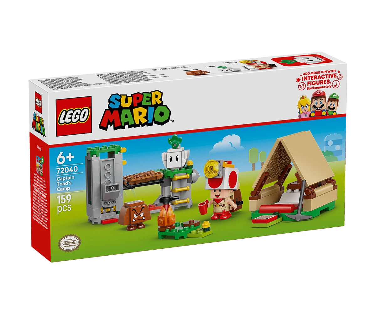 Детски комплект за игра LEGO® Super Mario™ 72040 - Лагерът на Captain Toad LEGO® Super Mario™ 72040 - Captain Toad's Camp